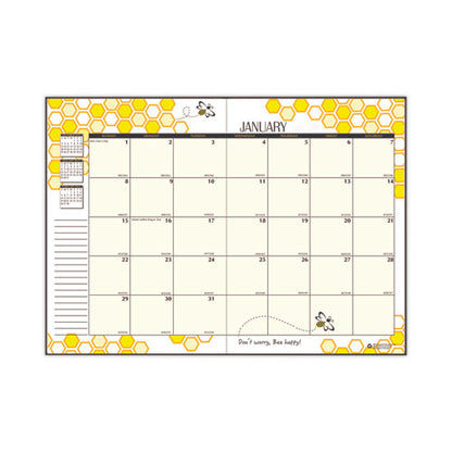 Recycled Honeycomb Monthly Planner, Honeycomb Artwork, 11 X 7, Black/gold Cover, 12-month (jan To Dec): 2026