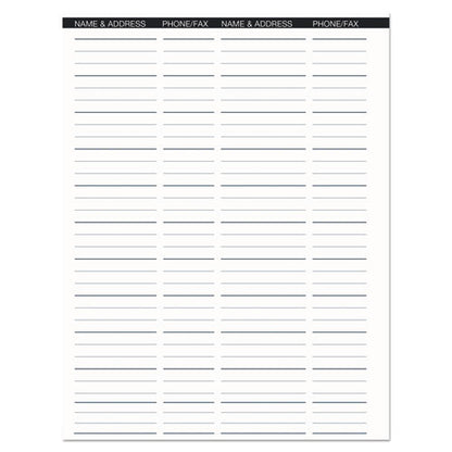 Recycled Two Year Monthly Planner With Expense Logs, 8.75 X 6.88, Black Cover, 24-month: Jan 2026 To Dec 2027