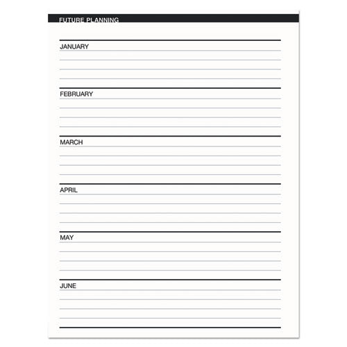 14-month Recycled Ruled Monthly Planner, 8.75 X 6.78, Black Cover, 14-month: Dec 2025 To Jan 2027