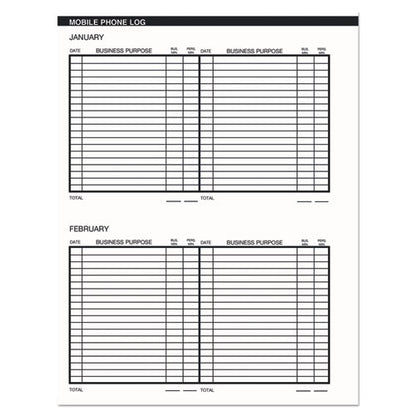 14-month Recycled Ruled Monthly Planner, 8.75 X 6.78, Black Cover, 14-month: Dec 2025 To Jan 2027