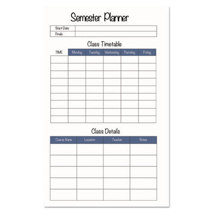 Recycled Academic Weekly/monthly Appointment Planner, 8 X 5, Black Cover, 13-month: Aug 2025 To Aug 2026