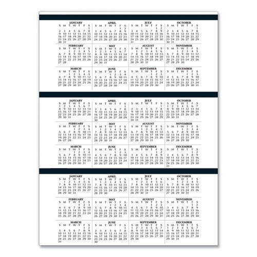 Four-person Group Practice Daily Appointment Book, 11 X 8.5, Black Cover, 12-month (jan To Dec): 2026
