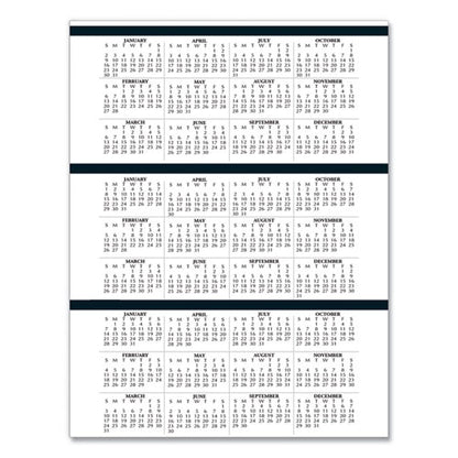 Four-person Group Practice Daily Appointment Book, 11 X 8.5, Black Cover, 12-month (jan To Dec): 2026
