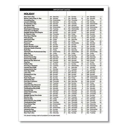 Four-person Group Practice Daily Appointment Book, 11 X 8.5, Black Cover, 12-month (jan To Dec): 2026