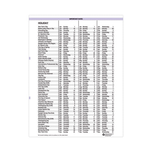 Recycled Wildflower Weekly/monthly Planner, Wildflower Artwork, 11 X 8.5, Gray/white/purple Cover, 12-month (jan-dec): 2026