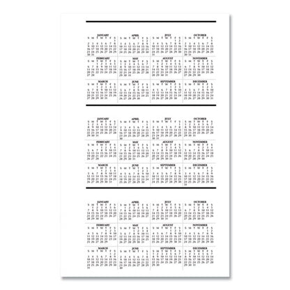 Memo Size Daily Appointment Book With 15-minute Schedule, 8 X 5, Black Cover, 12-month (jan To Dec): 2026