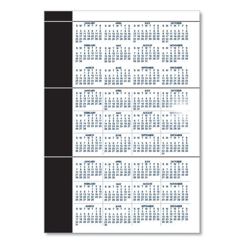 24/7 Recycled Daily Appointment Book/monthly Planner, 10 X 7, Black Cover, 12-month (jan To Dec): 2026