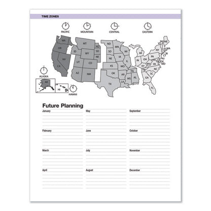 Recycled Wild Flower Weekly/monthly Planner, Wild Flowers Artwork, 9 X 7, Gray/white/purple Cover, 12-month (jan-dec): 2026