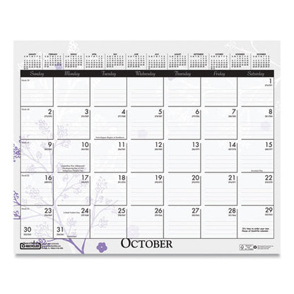 Recycled Wild Flower Wall Calendar, Wild Flowers Artwork, 15 X 12, White/multicolor Sheets, 12-month (jan To Dec): 2026
