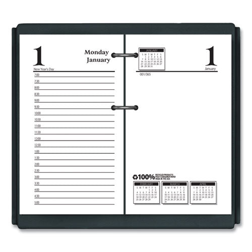 Economy Daily Desk Calendar Refill, 3.5 X 6, White Sheets, 12-month (jan To Dec): 2026