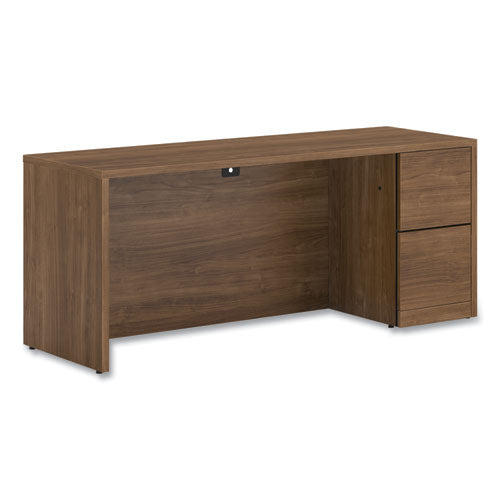 10500 Series Full-height Right Pedestal Credenza, 72w X 24w X 29.5h, Pinnacle