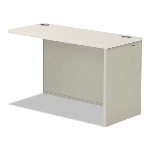 38000 Series Return Shell, Right, 60w X 24d X 29.5h, Silver Mesh/light Gray