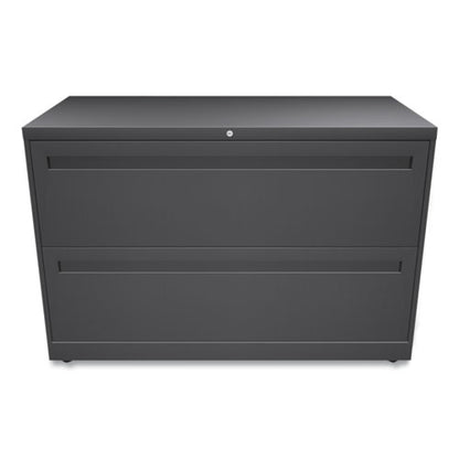 Brigade 700 Series Lateral File, 2 Legal/letter-size File Drawers, Charcoal, 42" X 18" X 28"