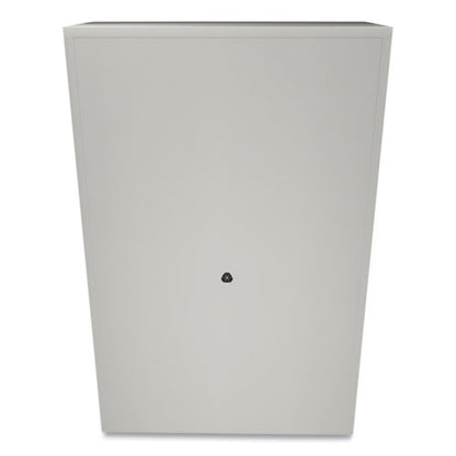 Brigade 700 Series Lateral File, Three-shelf Enclosed Storage, 2 Legal/letter-size File Drawers, Gray, 42" X 18" X 64.25"