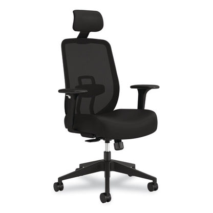 Altern Mesh Mid-back Task Chair, 17.95 To 21.1 Seat Height, Black Seat, Black Back, Black Base