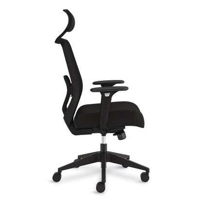 Altern Mesh Mid-back Task Chair, 17.95 To 21.1 Seat Height, Black Seat, Black Back, Black Base