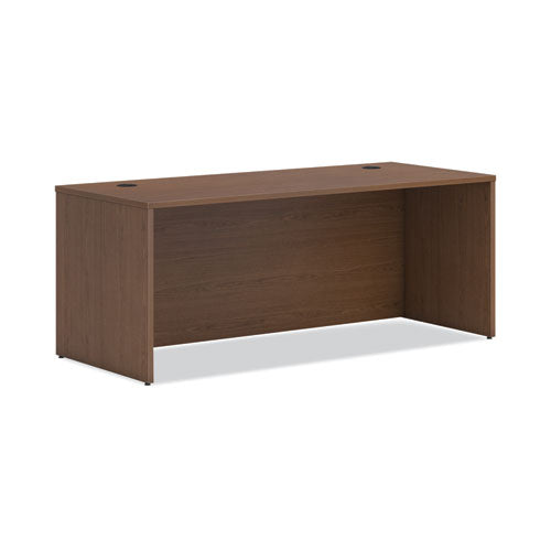 Mod Desk Shell, 72" X 30" X 29", Sepia Walnut