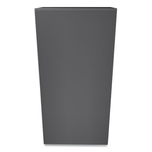 Assembled Storage Cabinet, 36w X 24.25d X 71.75, Charcoal