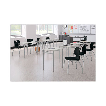 Smartlink Four-leg Chair, 19.5" X 19.63" X 31", Onyx Seat, Onyx Base, 4/carton