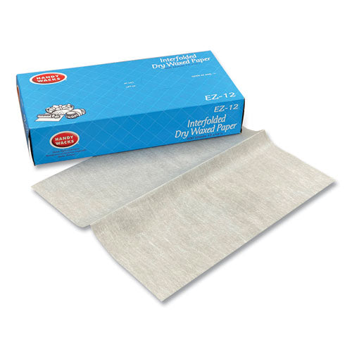 Interfolded Dry Waxed Paper Deli Sheets, 10.75 X 12, 500/box, 12 Boxes/carton