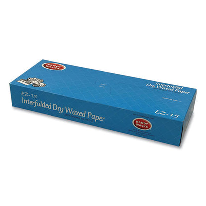 Interfolded Dry Waxed Paper Deli Sheets, 10.75 X 15, 500/box, 12 Boxes/carton