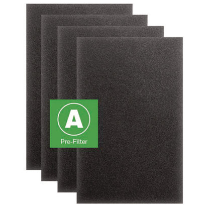 Pre-cut Carbon Pre-filter, Fits Models: Hpa094/hpa100/hpa101/hpa104/hpa105/hpa106/hpa3100/hpa5100/hpa5150, Box Of 4 Filters