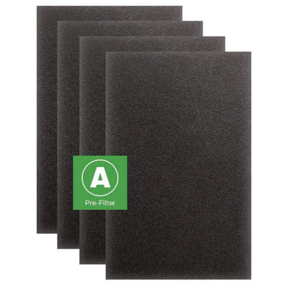 Pre-cut Carbon Pre-filter, Fits Models: Hpa300/hpa304/hpa3300/hpa5300/hpa8350, Box Of 4 Filters