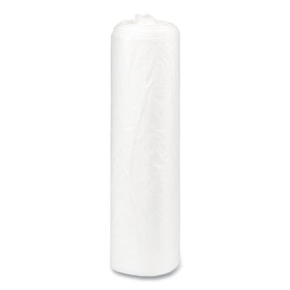 High-density Commercial Can Liners, 30 Gal, 8 Mic, 30" X 37", Clear, Interleaved Roll, 25 Bags/roll, 20 Rolls/carton