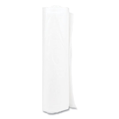High-density Commercial Can Liners, 33 Gal, 11 Mic, 33" X 40", Clear, Interleaved Roll, 25 Bags/roll, 20 Rolls/carton