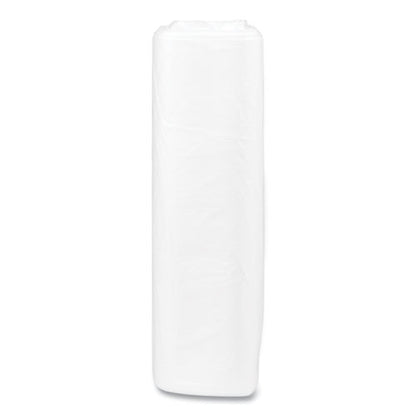 High-density Commercial Can Liners, 33 Gal, 13 Mic, 33" X 40", Clear, Interleaved Roll, 25 Bags/roll, 20 Rolls/carton