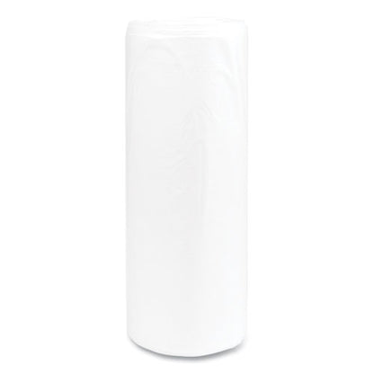 High-density Commercial Can Liners, 55 Gal, 14 Mic, 36" X 60", Clear, Interleaved Roll, 25 Bags/roll, 8 Rolls/carton