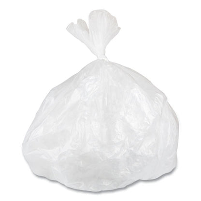 Low-density Commercial Can Liners, 16 Gal, 0.5 Mil, 24" X 32", White, Interleaved Roll, 50 Bags/roll, 10 Rolls/carton