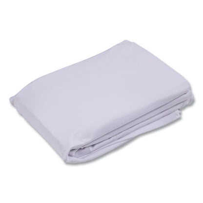Igear Fabric Table Cover, Polyester/spandex, 30" X 96", White