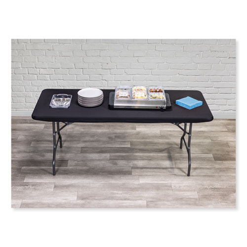 Igear Fabric Table Top Cap Cover, Polyester/spandex, 30" X 72", Black