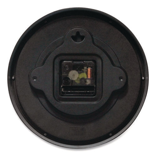 Metro Wall Clock, 9" Diameter, Silver Case, 1 Aa (sold Separately)