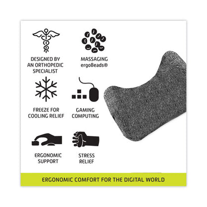 Mouse Wrist Cushion, 5.75 X 3.75, Gray