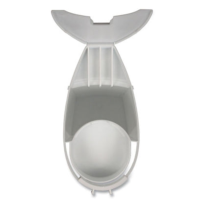Super Toilet Bowl Caddy, Plastic, White