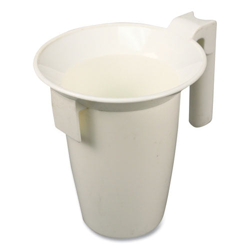Value-plus Toilet Bowl Caddy, Plastic, White