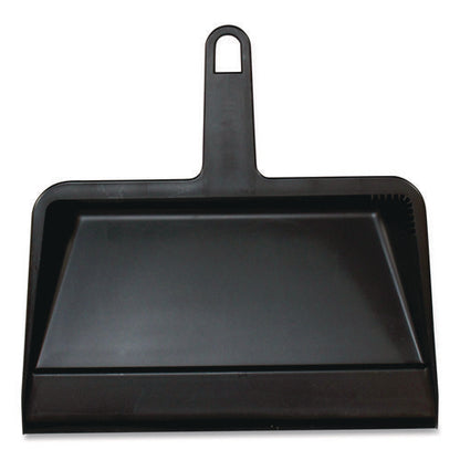 Value-plus Dustpan, 12" X 11", Polypropylene, Black
