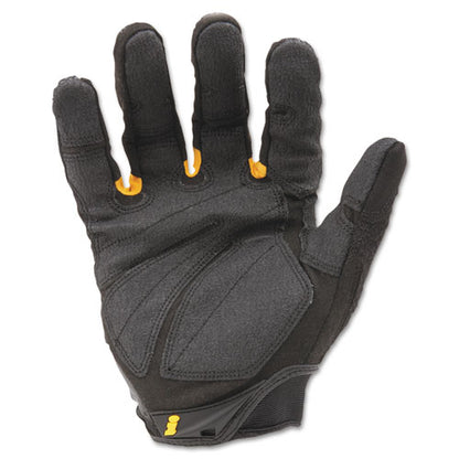 Superduty Gloves, En388: 4132, 12" Long, X-large, Black/yellow, Pair