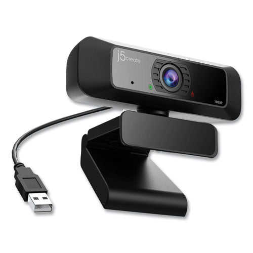 Jvcu100 Usb Hd Webcam, 1920 Pixels X 1080 Pixels, 2 Mpixels, Black