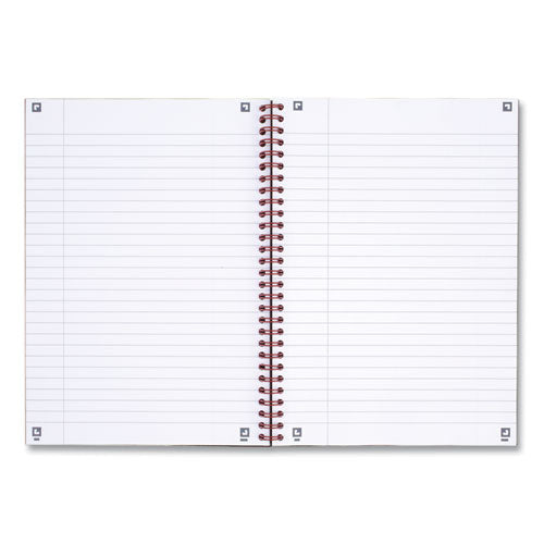 Hardcover Twinwire Notebooks, Scribzee Compatible, 1-subject, Wide/legal Rule, Black/red Cover, (70) 9.88 X 6.88 Sheets