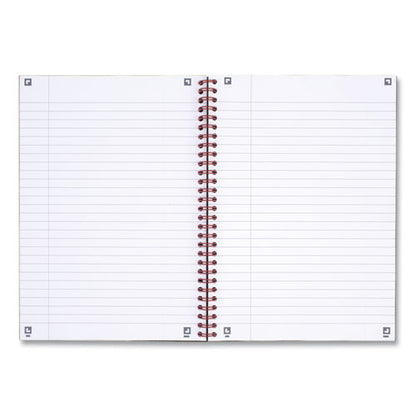 Hardcover Twinwire Notebooks, Scribzee Compatible, 1-subject, Wide/legal Rule, Black/red Cover, (70) 9.88 X 6.88 Sheets