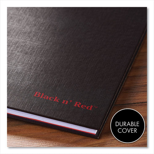 Hardcover Twinwire Notebooks, Scribzee Compatible, 1-subject, Wide/legal Rule, Black/red Cover, (70) 9.88 X 6.88 Sheets