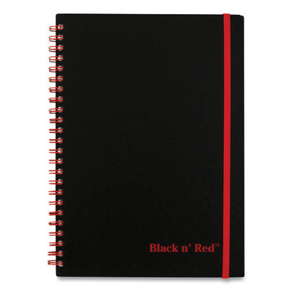 Flexible Cover Twinwire Notebooks, Scribzee Compatible, 1-subject, Wide/legal Rule, Black/red Cover, (70) 8.25 X 5.63 Sheets