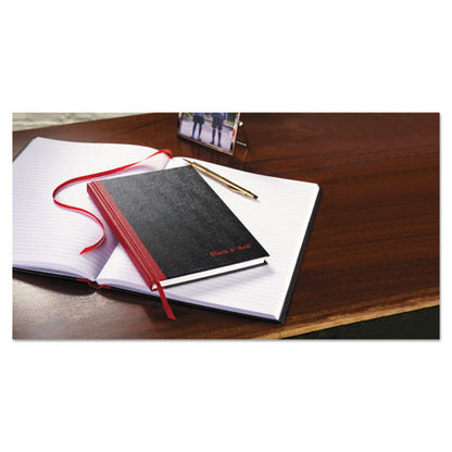 Hardcover Casebound Notebooks, Scribzee Compatible, 1-subject, Wide/legal Rule, Black/red Cover, (96) 8.25 X 5.63 Sheets