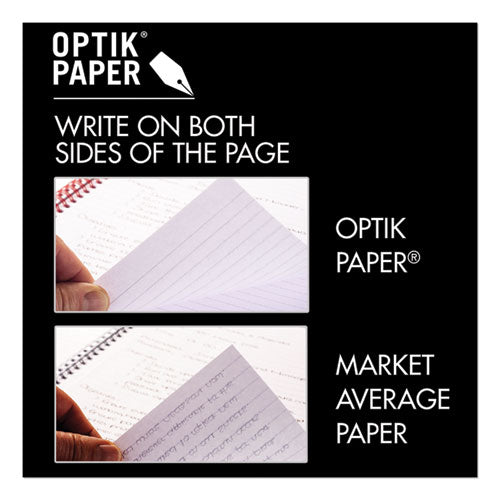 Flexible Cover Twinwire Notebooks, Scribzee Compatible, 1-subject, Wide/legal Rule, Black/red Cover, (70) 11.75 X 8.25 Sheets