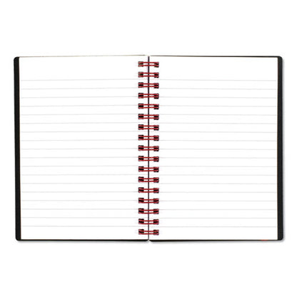 Flexible Cover Twinwire Notebooks, Scribzee Compatible, 1-subject, Wide/legal Rule, Black/red Cover, (70) 5.88 X 4.13 Sheets