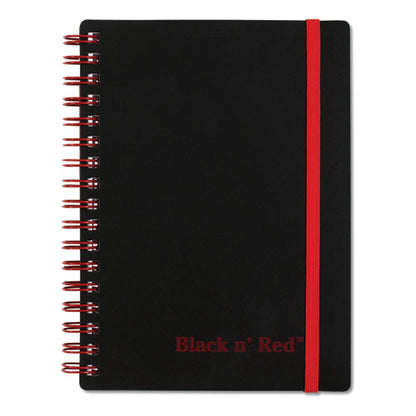 Flexible Cover Twinwire Notebooks, Scribzee Compatible, 1-subject, Wide/legal Rule, Black/red Cover, (70) 5.88 X 4.13 Sheets