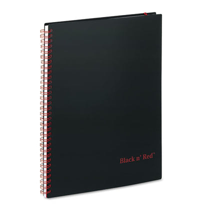 Flexible Cover Twinwire Notebooks, Scribzee Compatible, 1-subject, Wide/legal Rule, Black/red Cover, (70) 11 X 8.5 Sheets